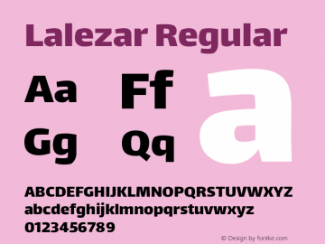 Lalezar-Regular Version 1.003图片样张