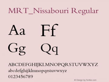 MRT_Nissabouri Modified:1995-2010 MRT www.win2farsi.com图片样张