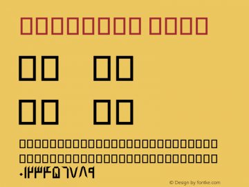 Mj_Mahla Bold Version 2.00图片样张