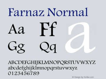 Farnaz Normal 1.0图片样张