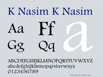K Nasim 1.0图片样张