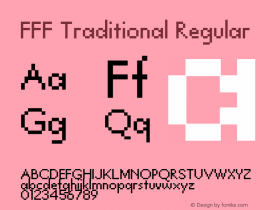 FFF Traditional 1.2 Font Sample