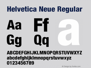 HelveticaNeue-HeavyCondObl 001.000 Font Sample
