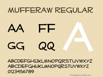 MufferawRg-Regular Version 3.101 Font Sample