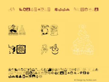 KR Christmas 2001 Macromedia Fontographer 4.1 12/23/01图片样张