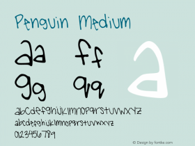 Penguin Version 001.000 Font Sample