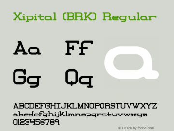 Xipital -BRK- Version 1.22图片样张