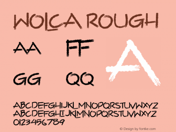 Wolca Rough Version 1.0图片样张