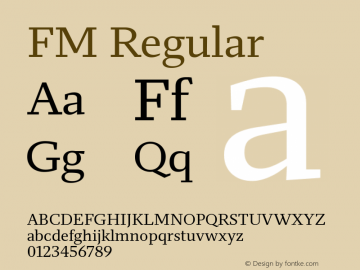 FM Version 2.001;PS 2.1;hotconv 1.0.88;makeotf.lib2.5.647800; ttfautohint (v1.4) Font Sample