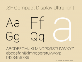 .SF Compact Display Ultralight 13.0d1e17图片样张