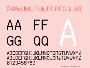 Samsung FONTS Font Family|Samsung FONTS-Uncategorized Typeface 