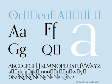 ☞Orpheus Alts I Version 1.000;com.myfonts.canadatype.orpheus-pro.alts-1.wfkit2.3yGT Font Sample