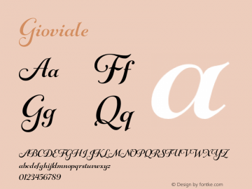 ☞Gioviale Version 1.000;com.myfonts.laura-worthington.gioviale.regular.wfkit2.3TZ3 Font Sample