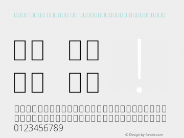 Noto Sans Arabic UI SemiCondensed ExtraLight Version 1.900 Font Sample