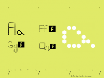lowercase letters Regular Version 1.0图片样张