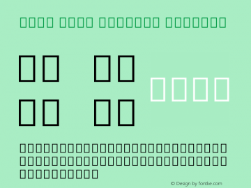Noto Sans Deseret Version 1.900 Font Sample