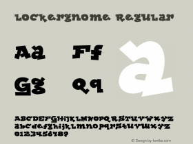 Lockergnome Regular OTF 3.000;PS 001.001;Core 1.0.29图片样张