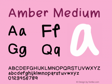 Amber Medium Version 001.000图片样张