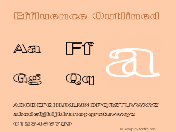 Effluence Outlined 2001 - a text oddysey图片样张