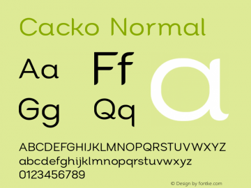 Cacko-Normal 1.000图片样张