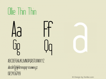 Ollie Thin Version 1.000图片样张