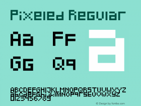 Pixeled Regular Version 1.0图片样张