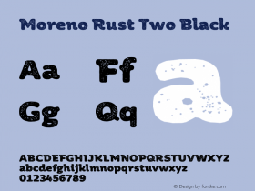 MorenoRustTwo-Black Version 1.000图片样张