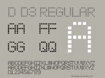 d-d3 Version 1.00 March 12, 2011, initial release Font Sample