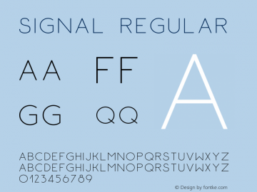 Signal-Regular Version 1.000图片样张