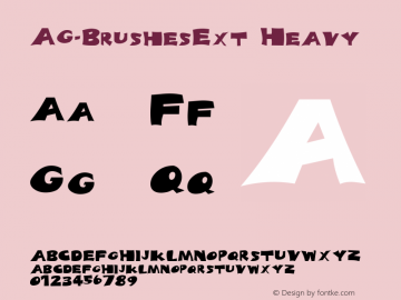 AG-BrushesExt Heavy 1.0 Wed Sep 14 11:42:14 1994图片样张