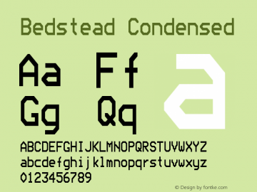 Bedstead Condensed Version 001.003图片样张
