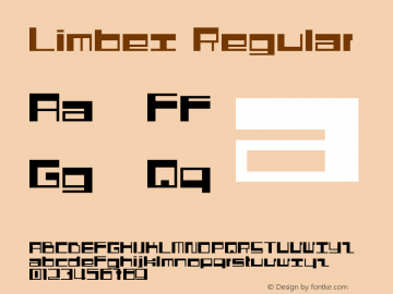 Limbex-Regular 001.000 Font Sample