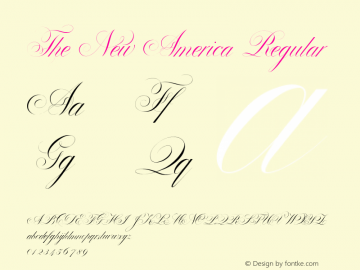 The New America Regular Version 1.000;PS 001.000;hotconv 1.0.88;makeotf.lib2.5.64775 Font Sample