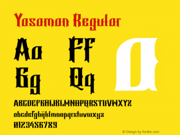 Yasaman Version 1.000 Font Sample