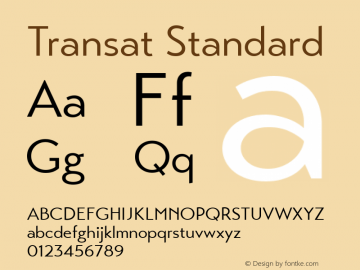 Transat Standard Version 1.1图片样张