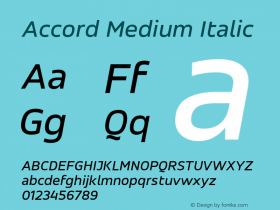 Accord-MediumItalic 001.001;com.myfonts.easy.soneri.accord.medium-italic.wfkit2.version.43iN图片样张