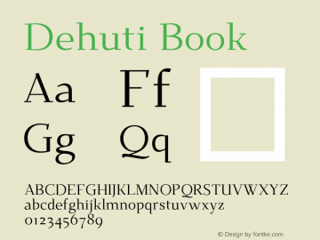 Dehuti Book Version 1.2图片样张