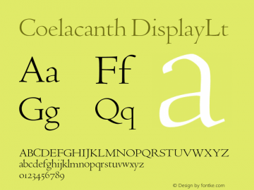 Coelacanth Display Light Version 0.005图片样张