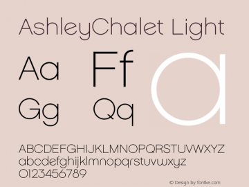 AshleyChalet-Light Version 3.001;PS 002.000;hotconv 1.0.38图片样张