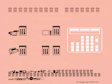 Technology Version 2.1 Font Sample