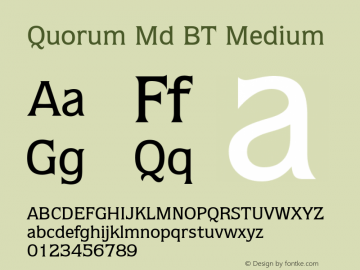 Quorum Medium BT Version 2.1图片样张
