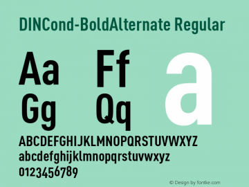 DINCond-BoldAlternate 4.450图片样张