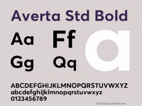 AvertaStd-Bold Version 1.002;PS 001.002;hotconv 1.0.70;makeotf.lib2.5.58329图片样张