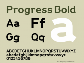 Progress Bold Macromedia Fontographer 4.1.5 5/21/04图片样张