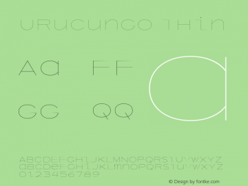 Urucungo-Thin Version 1.000图片样张