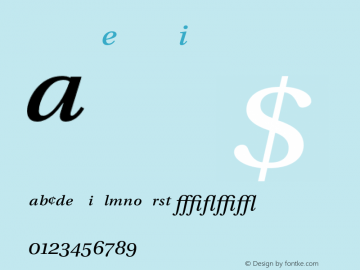 UtopiaExp-Italic 001.001 Font Sample