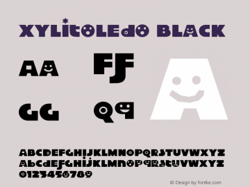 Xylitoledo Version 001.000 Font Sample
