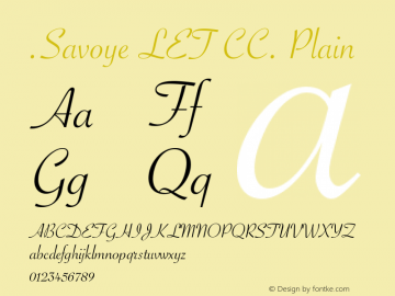 Savoye LET Plain CC.:1.0 13.0d2e4图片样张