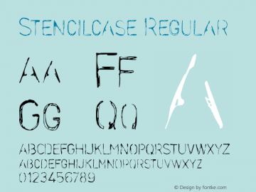 Stencilcase Macromedia Fontographer 4.1 8/28/97图片样张