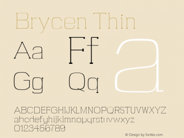 Brycen Thin Version 1.0图片样张
